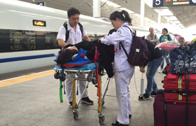 鹤山市机场、火车站急救转院